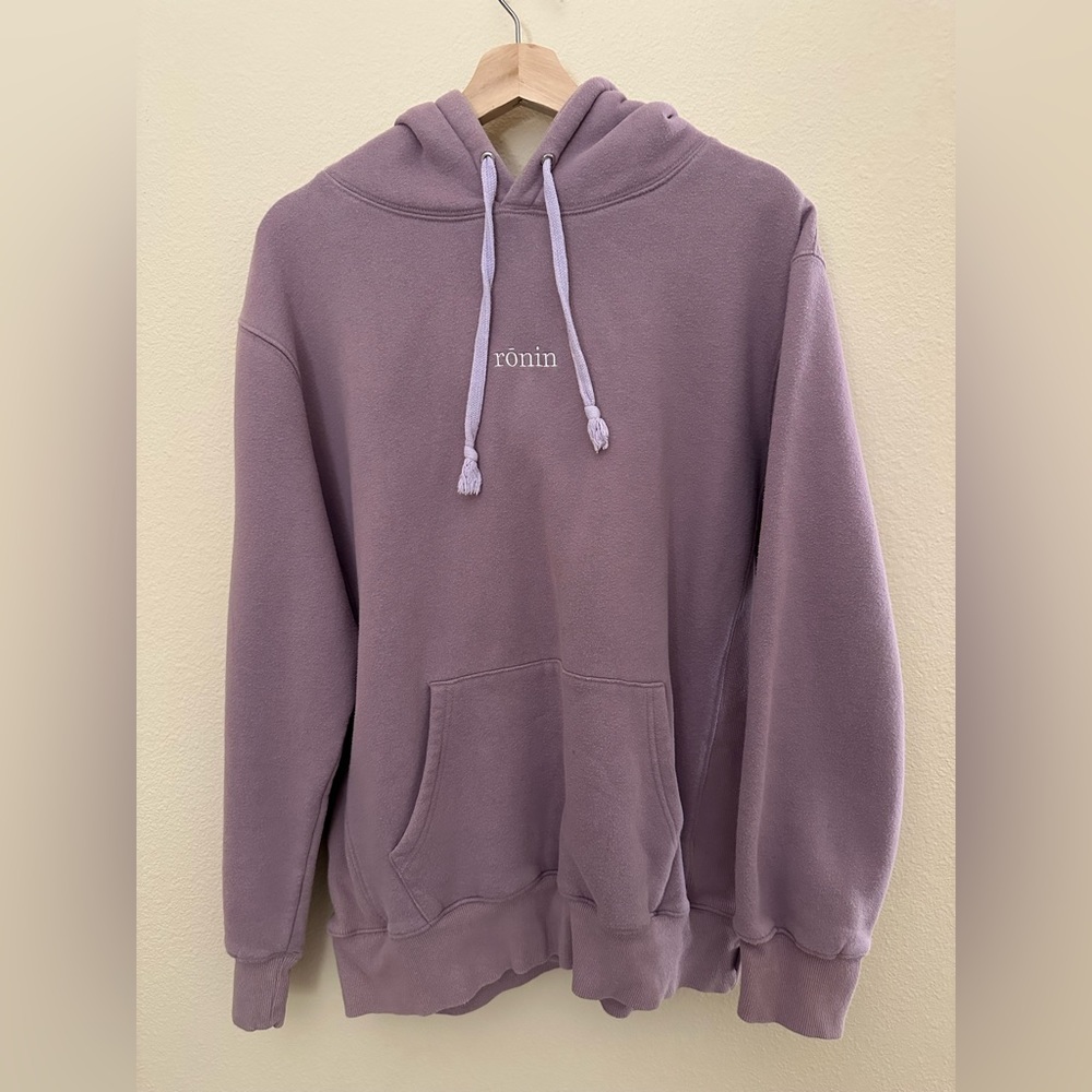 Ronin Division Lavender Mini Logo Hoodie (Large)
